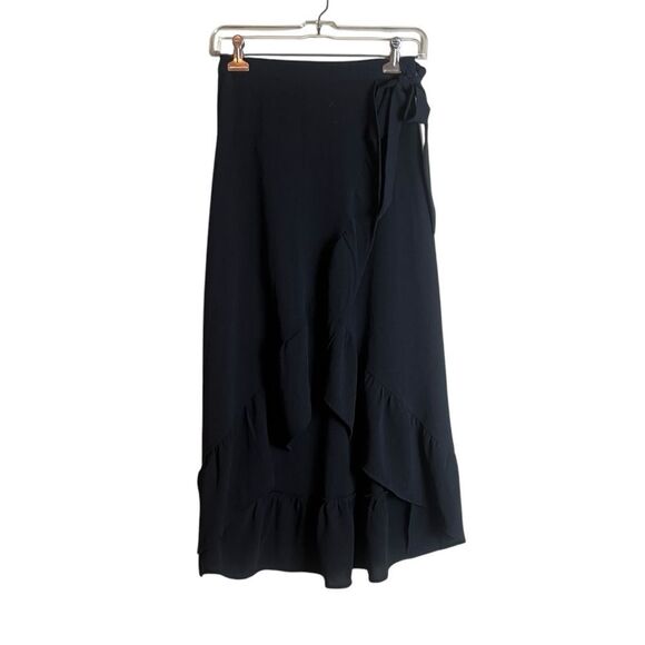 3 for $30! H&M black wrap skirt. Size 2 - Picture 1 of 8